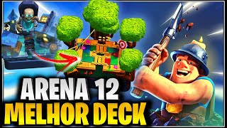 MELHORES DECKS ARENA 12 NO CLASH ROYALE  CIDADE ASSOMBRADA [upl. by Jeffery]