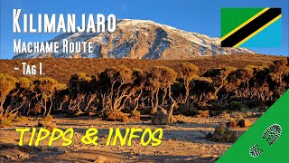 Kilimanjaro Tipps amp Infos zur Besteigung Machame Route 7 Tage Tour Was muss ich beachten amp vorber [upl. by Neral209]