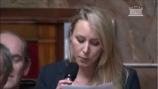 Séance de questions au gouvernement  Marion Maréchal interroge le Ministre de lintérieur [upl. by Winona]