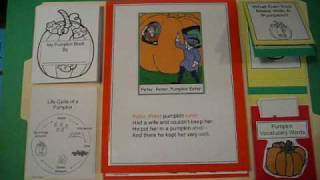 Pumpkin Fun Lapbook [upl. by Lanti]