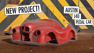 New Project Austin J40 Pedal Car  Not A Great Start  Ep1 [upl. by Lehcyar540]