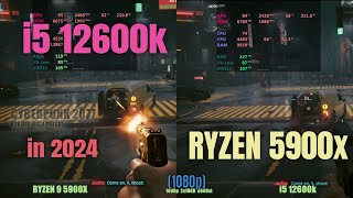 I5 12600k vs Ryzen 5900x in 2024 [upl. by Aset]