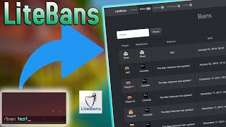 LiteBans PREMIUM Plugin  Website Setup [upl. by Liamaj]