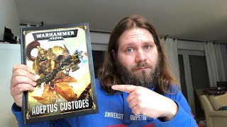 Warhammer 40000 Codex Review  Adeptus Custodes [upl. by Loos]