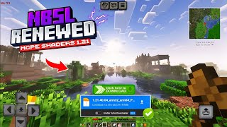 Nbsl Renewed V20 Shader Mcpe 121  New Shaders 12131 [upl. by Mattland745]