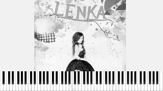 ♪ Lenka Trouble is a friend  Piano Tutorial [upl. by Hopfinger545]