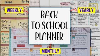 Back To School Planner  ANNUAL Monthly Weekly amp Daily simplystudies study backtoschool jimin [upl. by Card]