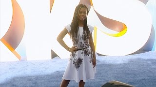 Asia Monet Ray quotStorksquot Los Angeles Premiere Blue Carpet [upl. by Ailin66]