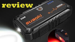 Suaoki U28 2000A Peak in use review [upl. by Irt]