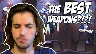 BEST WEAPONS IN DAUNTLESS 2024  Best Weapons To PowerSurge And Level Up In Dauntless 2024 [upl. by Ydnar]