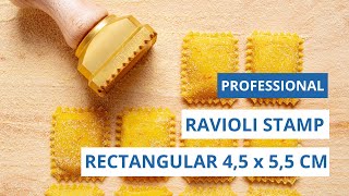 Professional Ravioli and Pasta RECTANGLE 45x55 cm [upl. by Ellirpa167]