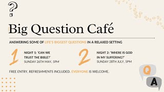 Big Question Cafe  28th July [upl. by Akirdnas856]