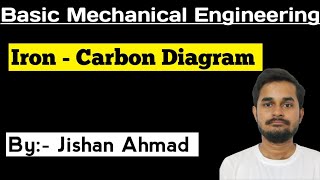 Iron Carbon Diagram  Basic Mechanical Engineering  BME RGPV Btech 1st Year [upl. by Ecar925]