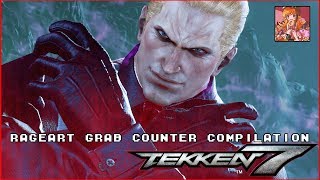 OUTDATED GEESE HOWARD  GRAB COUNTERS ON ALL CHARACTER RAGE ARTS BESIDES AKUMA  Tekken 7 [upl. by Shurwood]