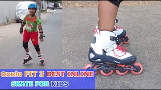 Best INLINE Skate for Kids  OXELO FIT3 Initial review  Product Details [upl. by Casar981]