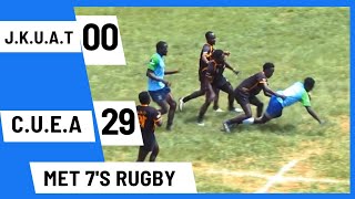 JKUAT vs CUEA MET Rugby 7s 2024 Full Highlights [upl. by Rugen221]