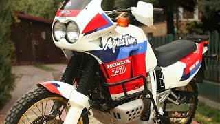 Honda Africa Twin 750 Original condit 1992 cross enduro tuning Offroad test sound bitd baja dakar [upl. by Eicart]