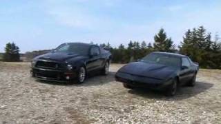 My Knight Rider KITT replica meets Knight Industries 3000 replica  wwwmyKITTde [upl. by Neiht]