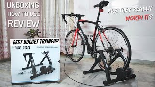 Btwin Inride 100 Trainer Review Unboxing and Setup  Best Budget Indoor Cycling Trainer [upl. by Kato]