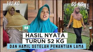 TURUN BERAT BADAN 52 KG LANGSUNG HAMIL  PENANTIAN YANG DITUNGGU KAK TRI DAN KELUARGA 🥰🥰 [upl. by Llennehc]