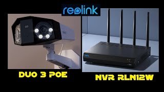 Cyrob  Test NVR RLN12W et Dual Cam 3 POE Reolink [upl. by Sjoberg438]