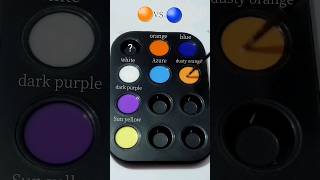 Orange vs blue satisfying color Mixing colormixing paintmixing viralshorts colors [upl. by Anirbes]