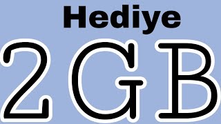 Vodafone bedava internet 2GB Hediye [upl. by Gisella809]