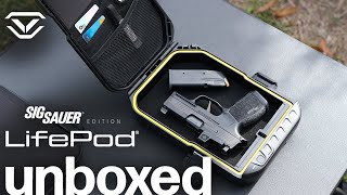 Unboxing The SIG SAUER LifePod from Vaultek [upl. by Akihsal]