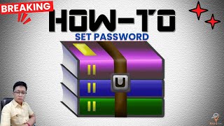 How to make a password protected Zip file and Rar File  Zip Folder mai password kaise lagaye [upl. by Nylorak]