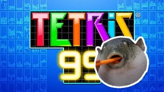 Pufferfish eats a carrot and plays some Tetris 99 [upl. by Arndt288]