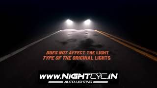 NightEye A315 S4 H4 LED Headlight Bulb Demo  Official NightEye LED Website India [upl. by Alessig751]