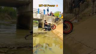 MT15 Power 💪🔥mt15 yamhahalover youtube automobile viralshort viralshorts stunt views biker [upl. by Karwan]