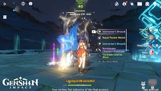 Genshin Impact  Adventure Rank 40  Storming Terror IV Dungeons Boss 78 Gameplay [upl. by Niwhsa]