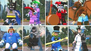 All Batman The Animated Series Character Idle Animations  LEGO DC SuperVillains [upl. by Nnaael342]