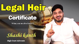 Legal Heir CertificateAdvocate shashikanthlegaladvice law highcourt [upl. by Camey930]