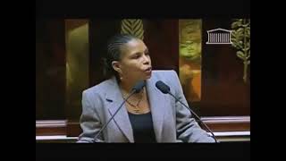 18 février 1999  Christiane Taubira à lAssemblée nationale [upl. by Coy470]