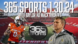 365 Sports  Big 12 Football Schedule Release Baylor AD Mack Rhoades  13024 [upl. by Leraj]