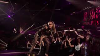 Anitta J Balvin Jeon  Machika Live at Premio Lo Nuestro 2018 HD [upl. by Hauser398]