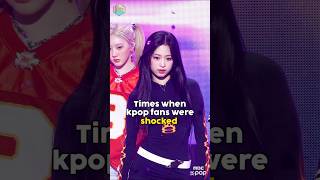 Times when kpop fans were shocked kpop aespa kpopshorts shorts fyp [upl. by Diarmit821]