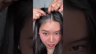 Hairstyle tutorial for oval face shapes hairtok hairstyle hair [upl. by Deanne577]