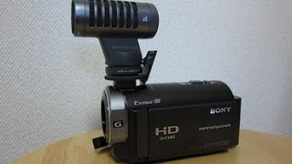 Sony ECMHST1 camcorder microphone review amp test [upl. by Ines]