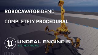 UE 532  Robot Excavator Demo  Upcoming Tutorial [upl. by Dnomasor]