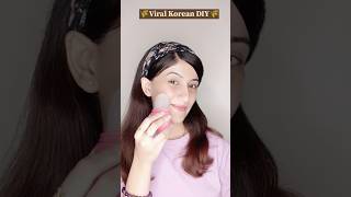 DIY Frozen Rice WaterIce Roller Korean Glass Skin Secret viralvideo youtubeshorts skincare [upl. by Murdock]