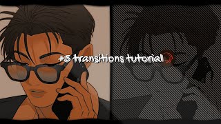 5 transitions tutorial alight motion ❤️ 49 [upl. by Annovy486]