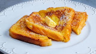 Rapide délicieux et facile à faire Toast à loeuf selon la recette de grandmère Savoureuxtv [upl. by Dulcy]