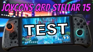 UNBOXING  TEST Manette JoyCon QRD Stellar T5 nintendoswitch 🔴🔵 [upl. by Ehling]