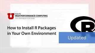 How to Install R Packages in Your Own Environment Updated [upl. by Criswell296]