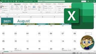 Creating a Calendar in Excel [upl. by Oidale]