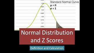 19A Definition of Normal Distribution and Computing Z Scores [upl. by Bobette]