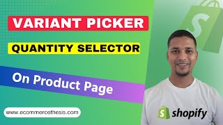 How to Center Variant Picker amp Quantity Selector On Shopify Product Page ✅ Fast amp Easy [upl. by Fayre]